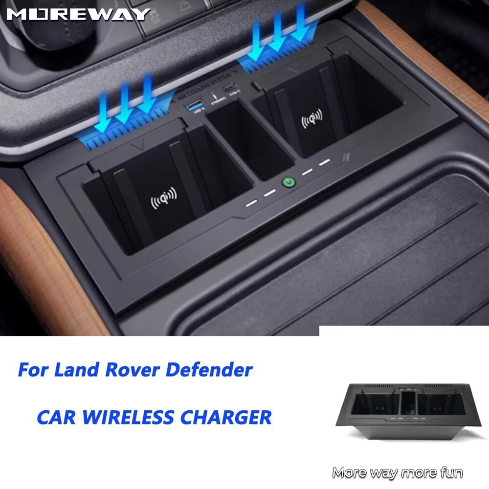 Wireless Car Charger Mount Fast Charging - شاحن لاسلكي سريع للسيارة من مورواي،