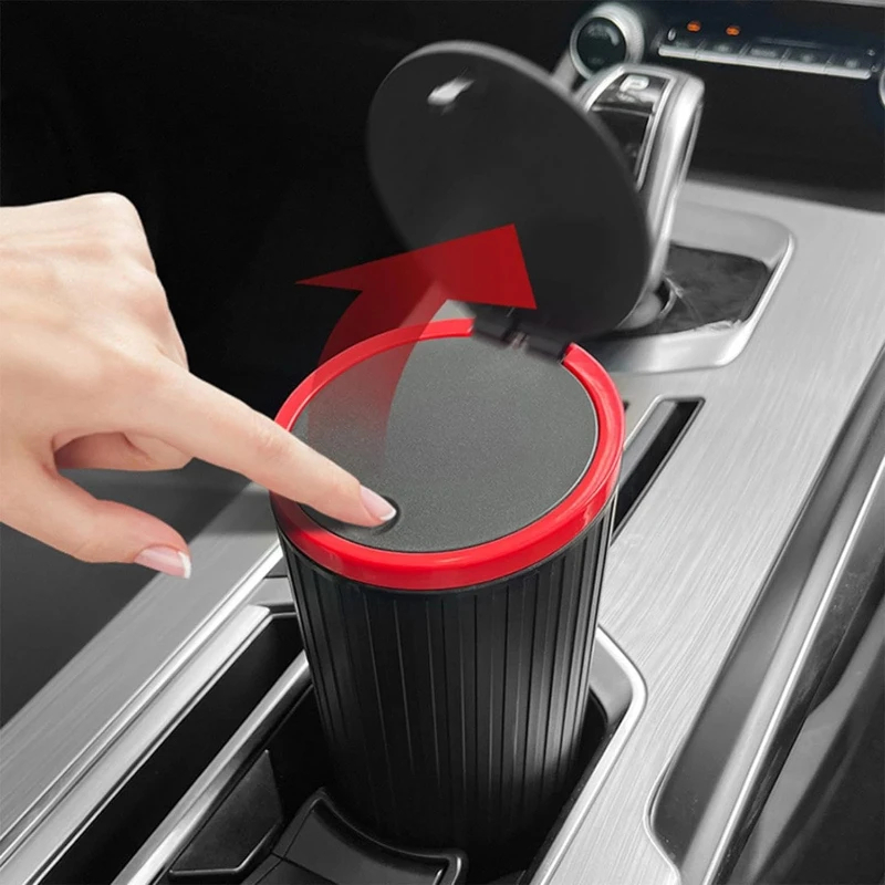 Waterproof Car Trash Can With Lid - سلة مهملات للسيارة مقاومة للماء مع