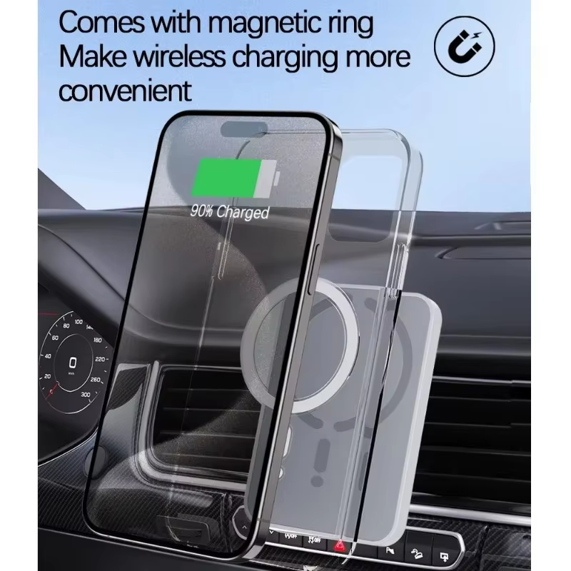 شاحن سيارة لاسلكي مغناطيسي لهو - مراجعة Wireless Car Charger Mount Fast Charging وسعره