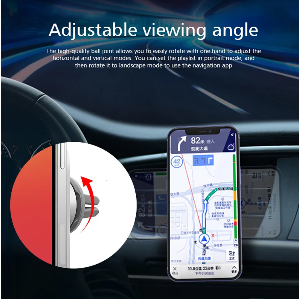 شاحن سيارة لاسلكي مغناطيسي لهو - مراجعة Wireless Car Charger Mount Fast Charging وسعره
