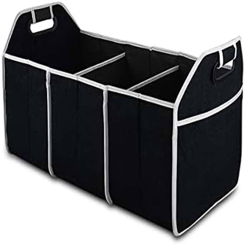 منظم صندوق السيارة القابل للطي - مراجعة Car Trunk Organizer Foldable Storage Box وسعره