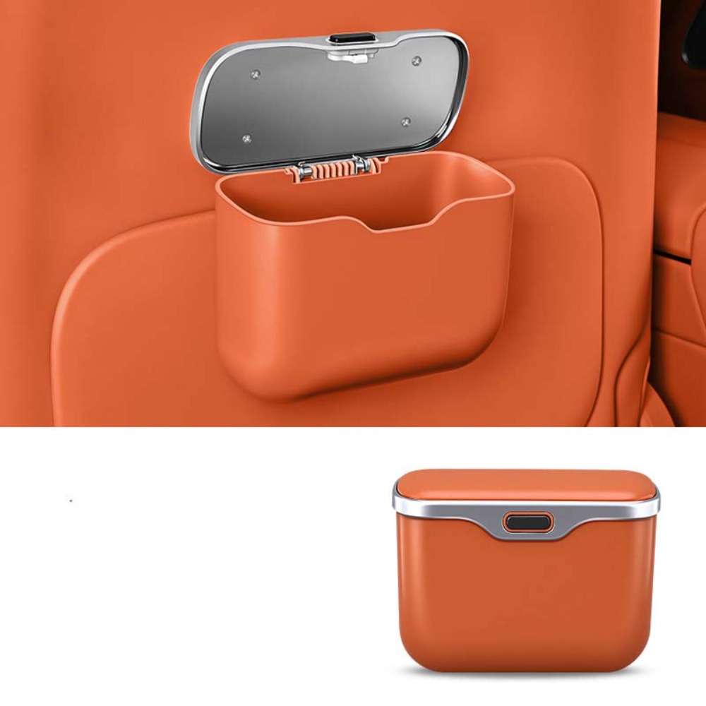 سلة مهملات السيارة متعددة الوظ - مراجعة Waterproof Car Trash Can With Lid وسعره