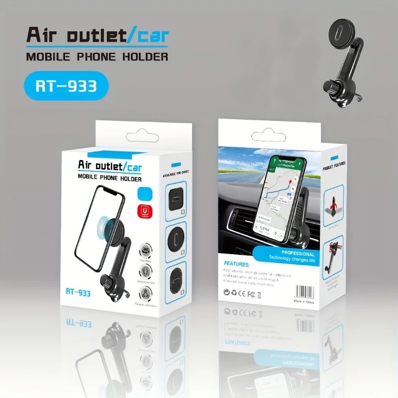 حامل هاتف مغناطيسي للسيارة من  - مراجعة Magnetic Phone Holder For Car Vent وسعره