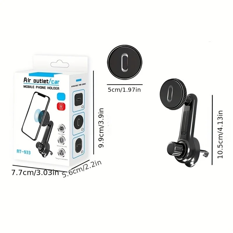 حامل هاتف مغناطيسي للسيارة من  - مراجعة Magnetic Phone Holder For Car Vent وسعره
