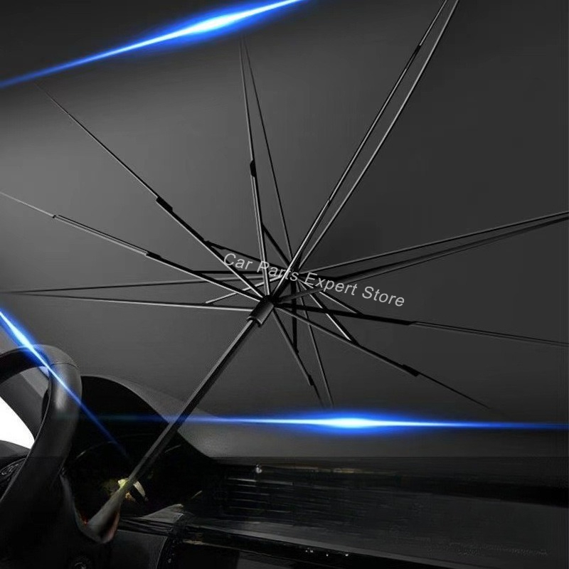 مظلة واقية من الشمس قابلة للطي - مراجعة Car Sunshade Windshield Umbrella Foldable وسعره