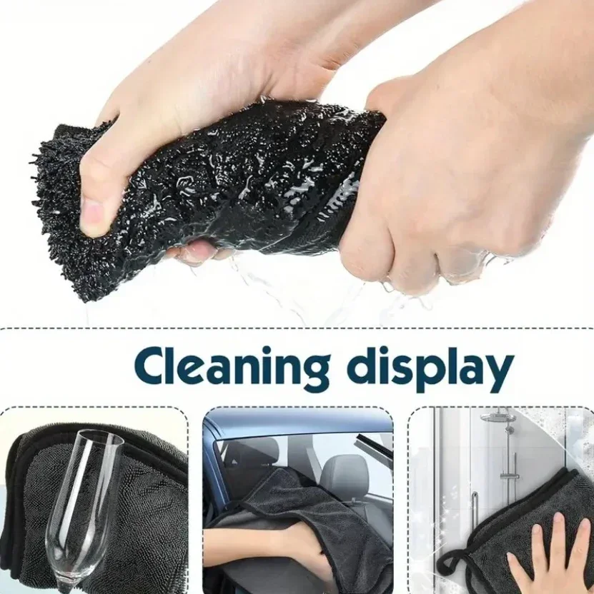 منشفة تجفيف سيارات من الألياف  - مراجعة Microfiber Car Drying Towel Super Absorbent وسعره