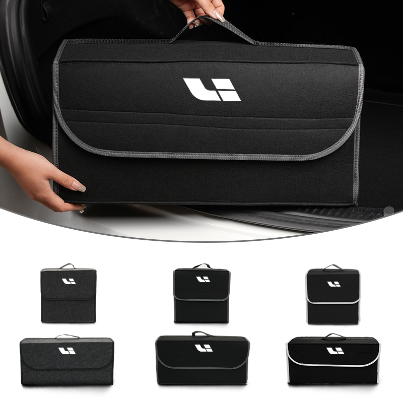 صندوق تخزين قابل للطي لتنظيم ص - مراجعة Car Trunk Organizer Foldable Storage Box وسعره