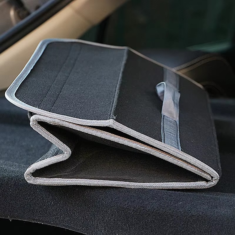 منظم تخزين كبير مضاد للانزلاق  - مراجعة Car Trunk Organizer Foldable Storage Box وسعره
