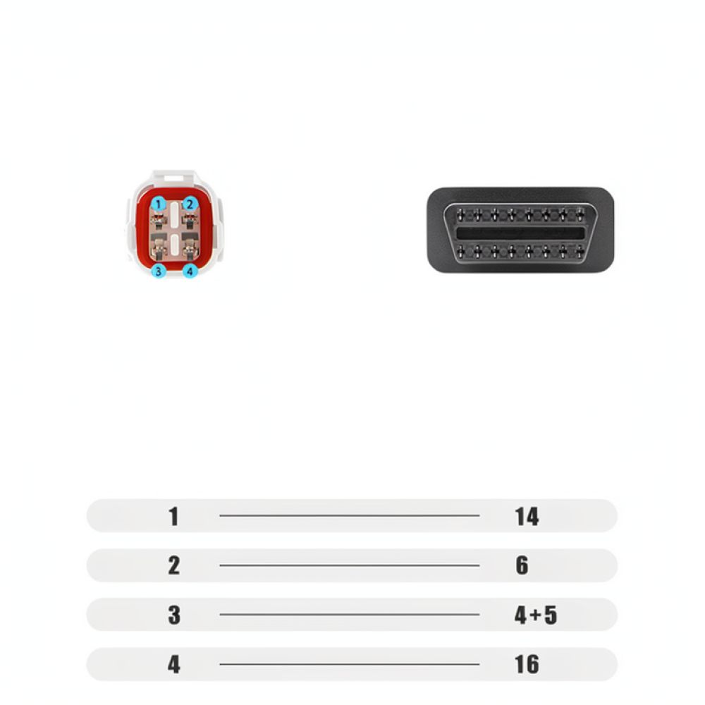 كابل موصل تشخيص OBD2 لدراجات ي - مراجعة Motorcycle Parts وسعره