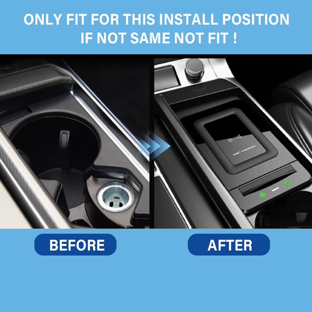 حامل هاتف مورواي مع شاحن لاسلك - مراجعة Wireless Car Charger Mount Fast Charging وسعره