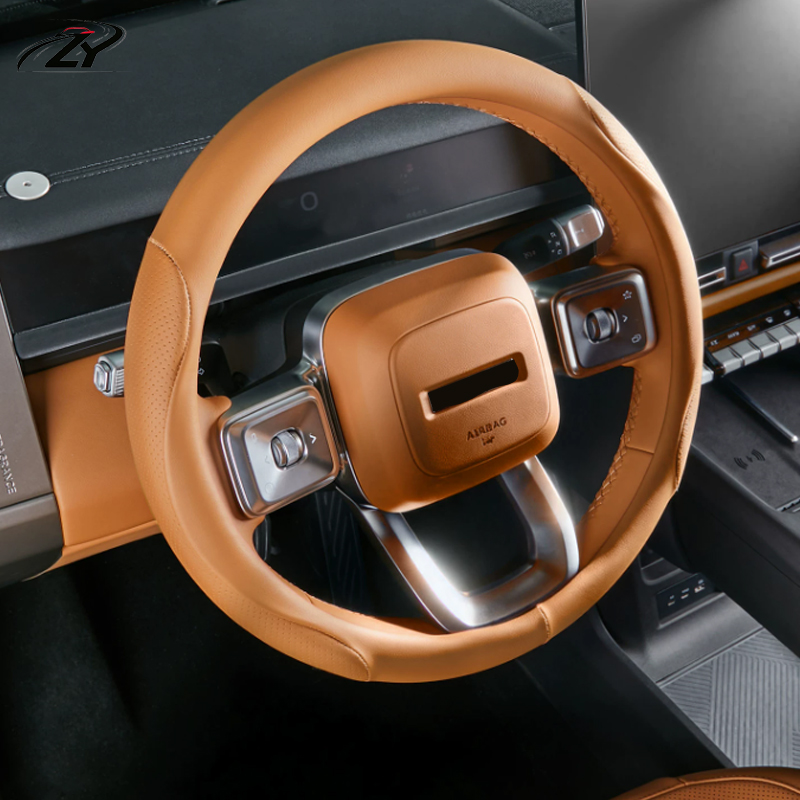غطاء عجلة قيادة من البولي يوري - مراجعة Car Steering Wheel Cover Anti Slip Breathable وسعره