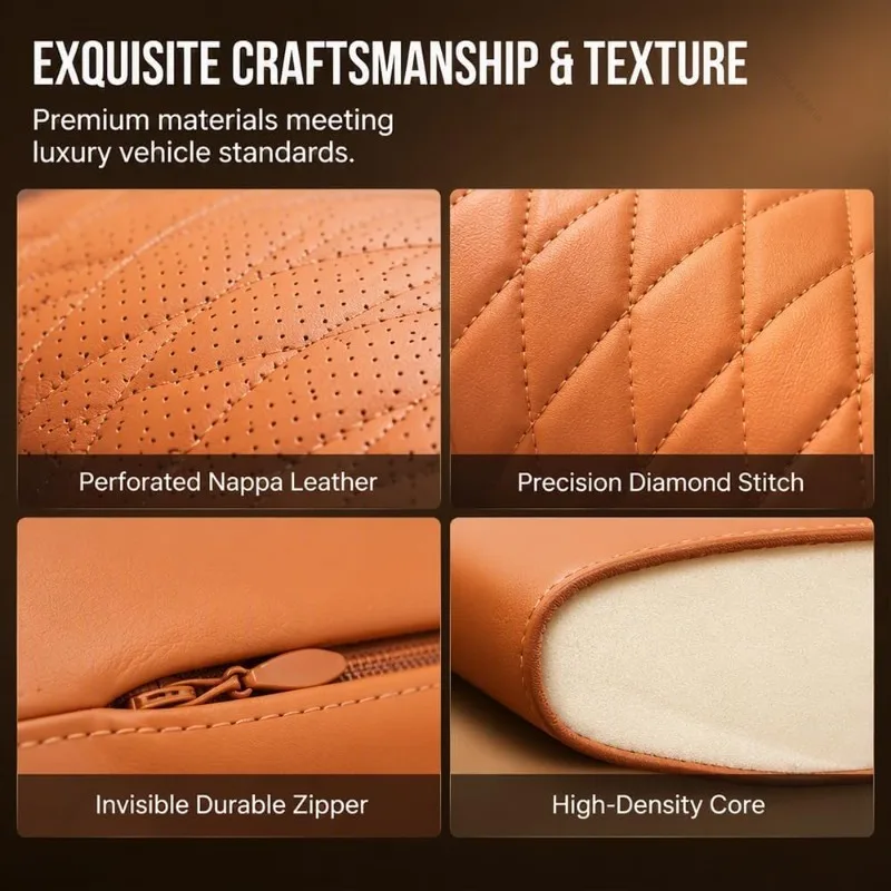 وسادة ظهر عالمية للسيارة من جل - مراجعة Memory Foam Car Neck Pillow Lumbar Support وسعره