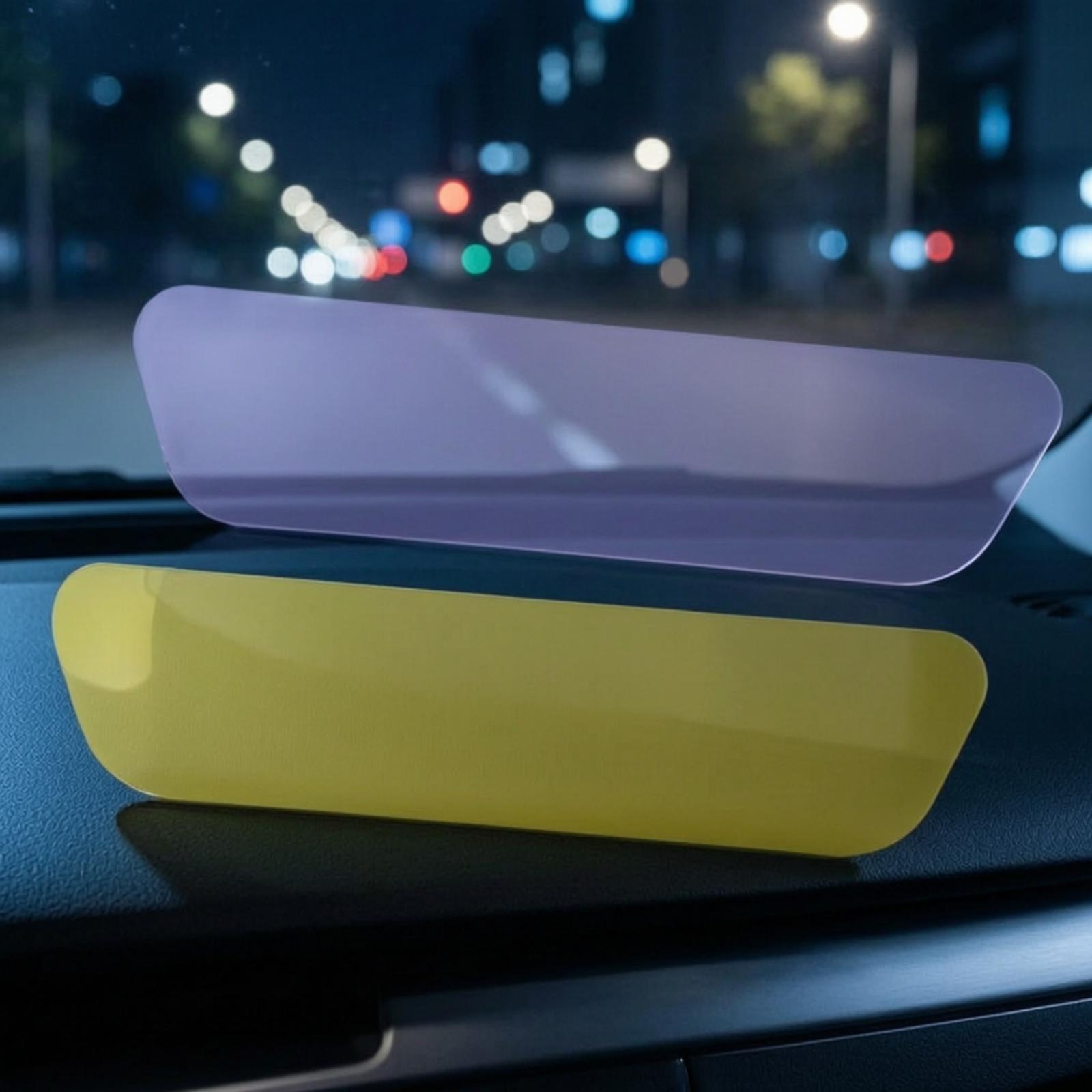 فيلم تعتيم لمرآة الرؤية الخلفي - مراجعة Anti Glare Car Rearview Mirror Film وسعره