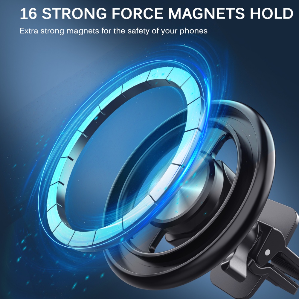 حامل هاتف مغناطيسي للسيارة، مش - مراجعة Magnetic Phone Holder For Car Vent وسعره