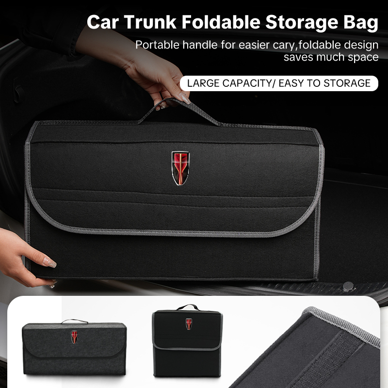 صندوق تخزين قابل للطي لتنظيم ص - مراجعة Car Trunk Organizer Foldable Storage Box وسعره